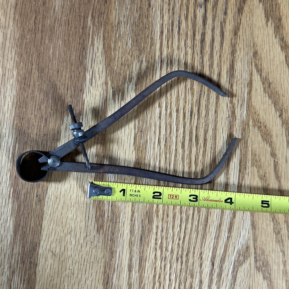 Vintage Outside Spring Calipers Dividers Unmarked Engineering Tools