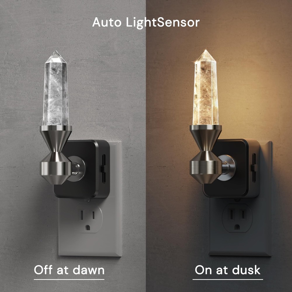 Night Light: Night Lights Plug into Wall, 2 Pack Dimmable Night Light Aesthet...