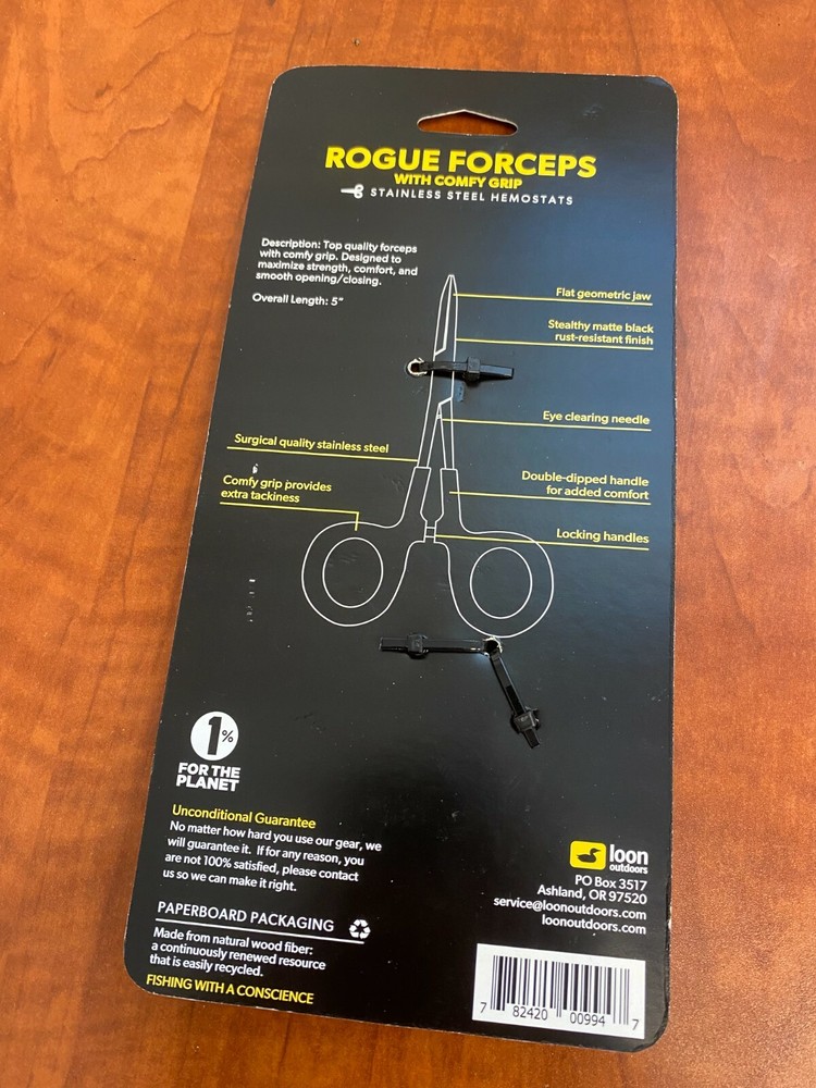 Loon Outdoors Rogue Forceps with Comfy Grip