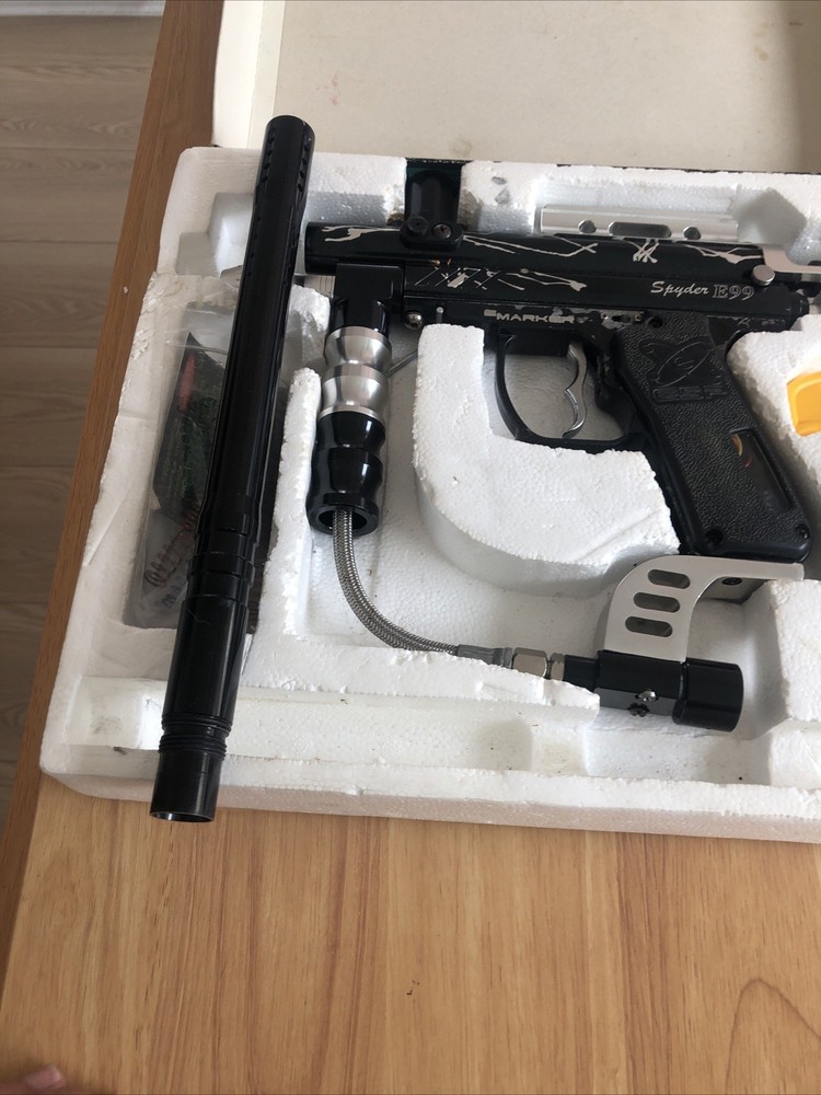Black Spyder E99 Electronic Paintball Gun Market As Is Untested