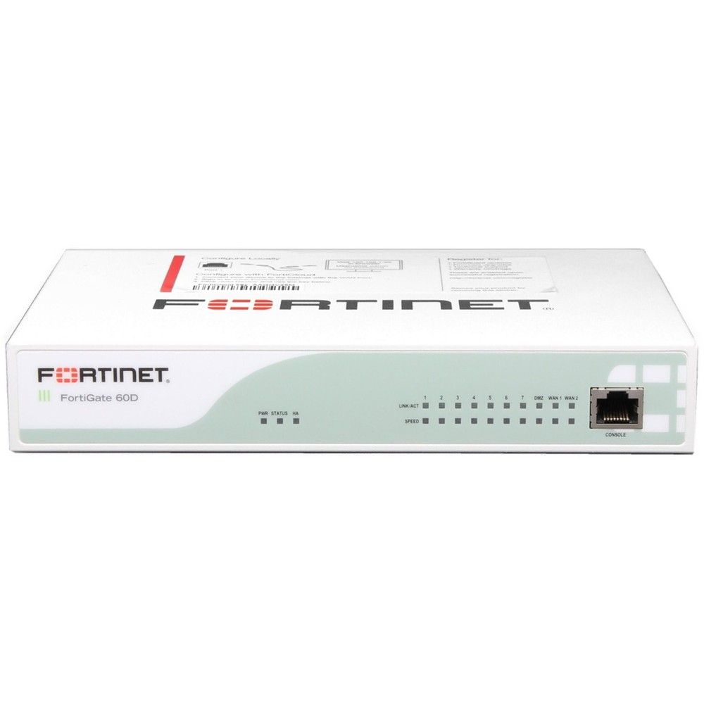 Fortinet FG-60D 8P 1GbE Net Security Appliance