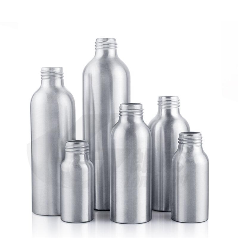 5pcs 50ml Empty Sample Anodized Aluminum Bottle & Aluminum screw cap