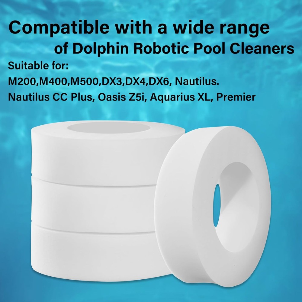 TESHITVLOG Climbing Foam Ring, Replacement for Dolphin Robotic Pool White