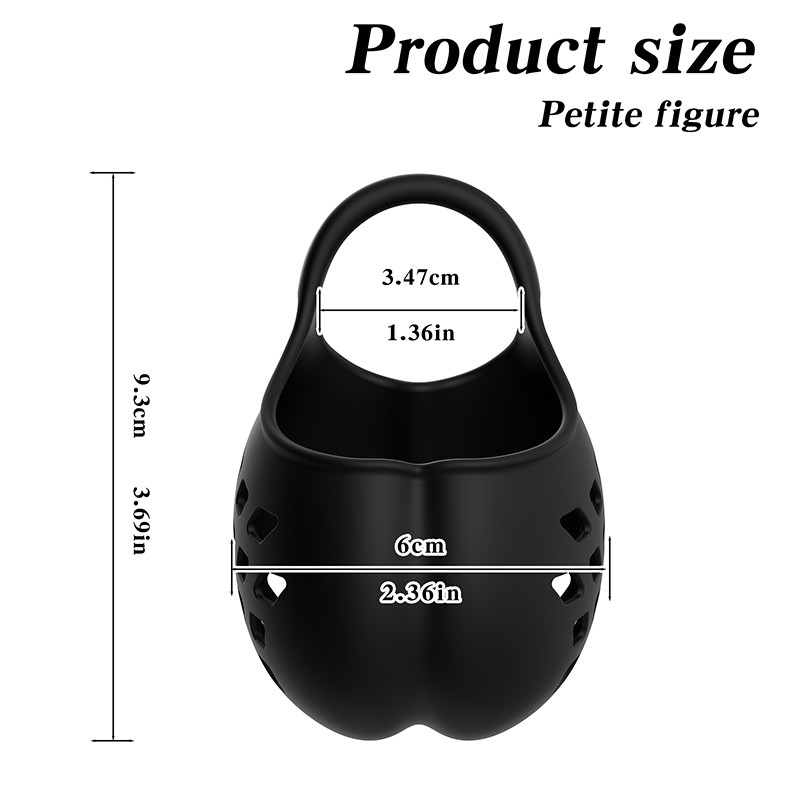 Ball-Stretcher-Enhancer-Squeeze-Scrotum-Testicle-Silicone-Ring-Delay-Ejaculation