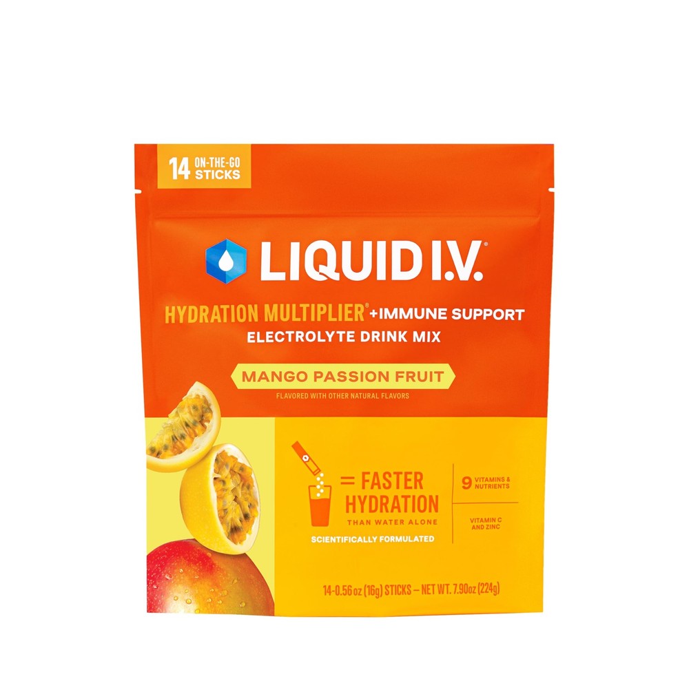 Liquid I.V.® Hydration Multiplier +Immune  Mango Passionfruit | Electrolyte P...