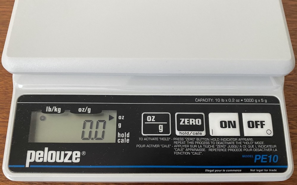 Pelouze Postal Scale 10 Lbs Model PE10 EUC Tested Working