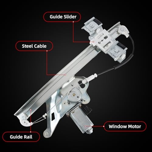 Front Left Power Window Regulator with Motor Assembly Compatible with Bu-ick