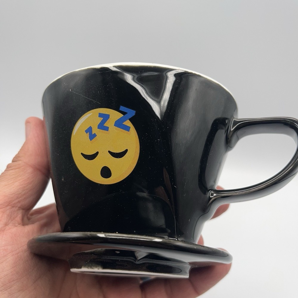 Pour over Coffee Maker, Single Cup Black Ceramic Coffee Dripper