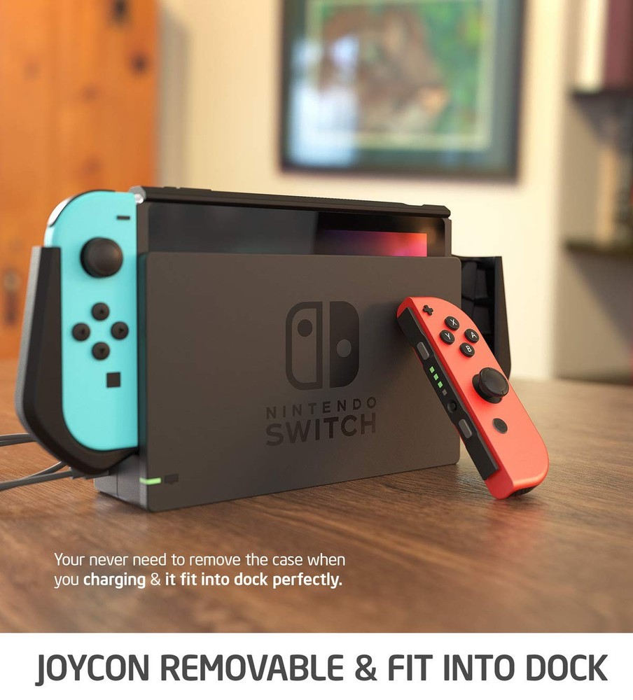 Dockable Case for Nintendo Switch (2017 Release), [Blade Series] TPU Grip Pro...