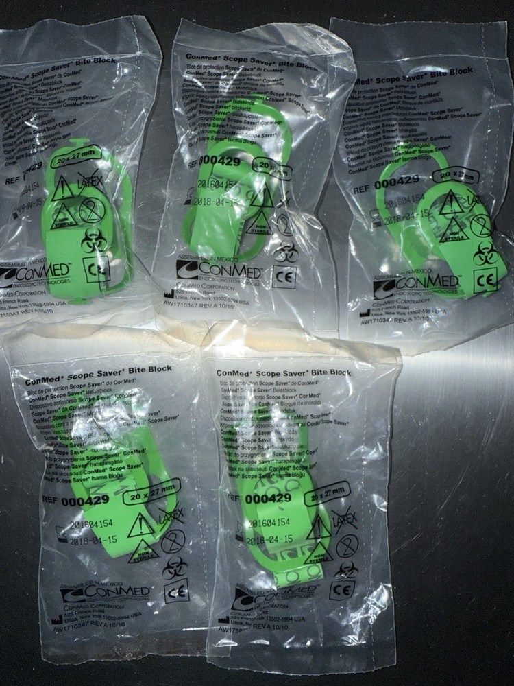 Conmed Scope Saver Bite Block Set Of 5