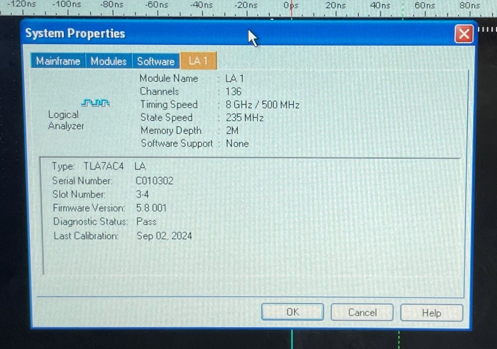 Tektronix TLA7012 Portable Logic Analyzer Mainframe with TLA7AC4 module