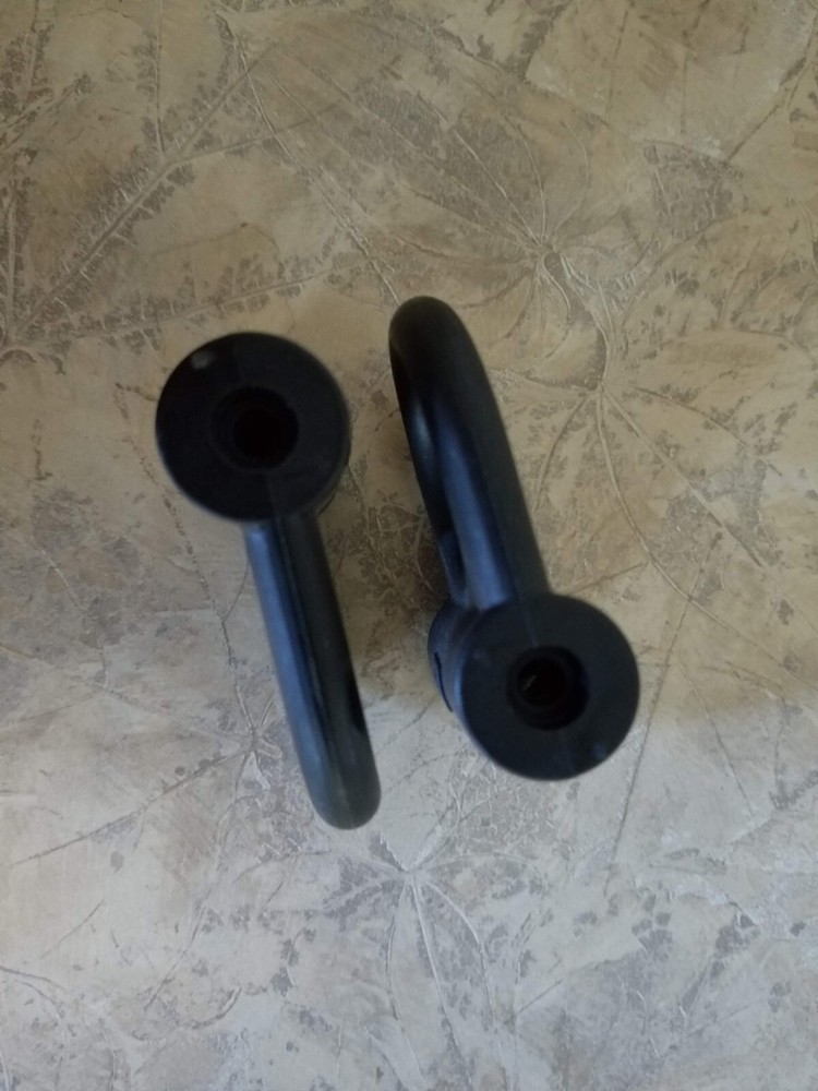 Pair Bowflex 5lb 5 lb Power Rod Eye Hook Selection Endcap end caps Used