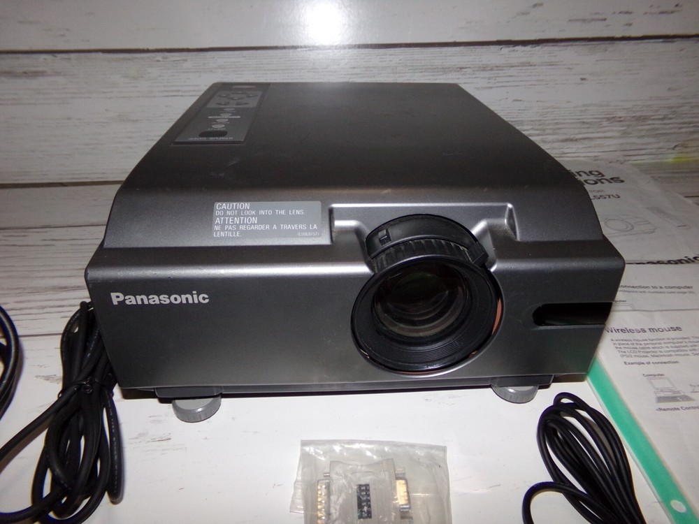 Panasonic PT-L557U LCD Projector W/ Remote