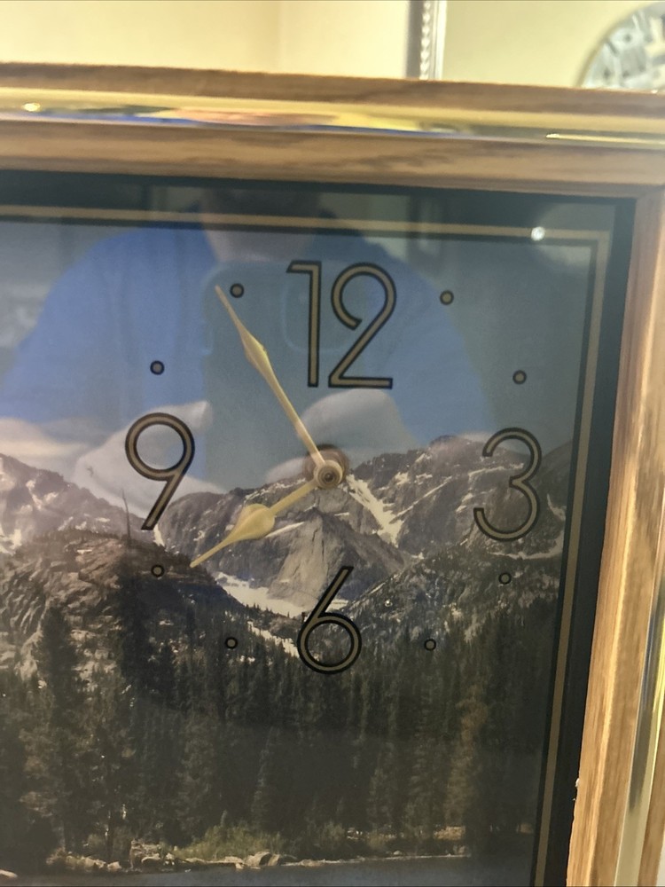 Rocky Mountains Picture Wall Clock
