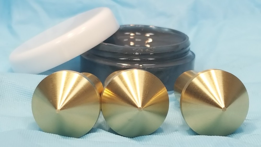 Gunsmith Tools-3 Brass Muzzle Laps-Rifle Or Pistol Lapping Kit - Lapping Crown