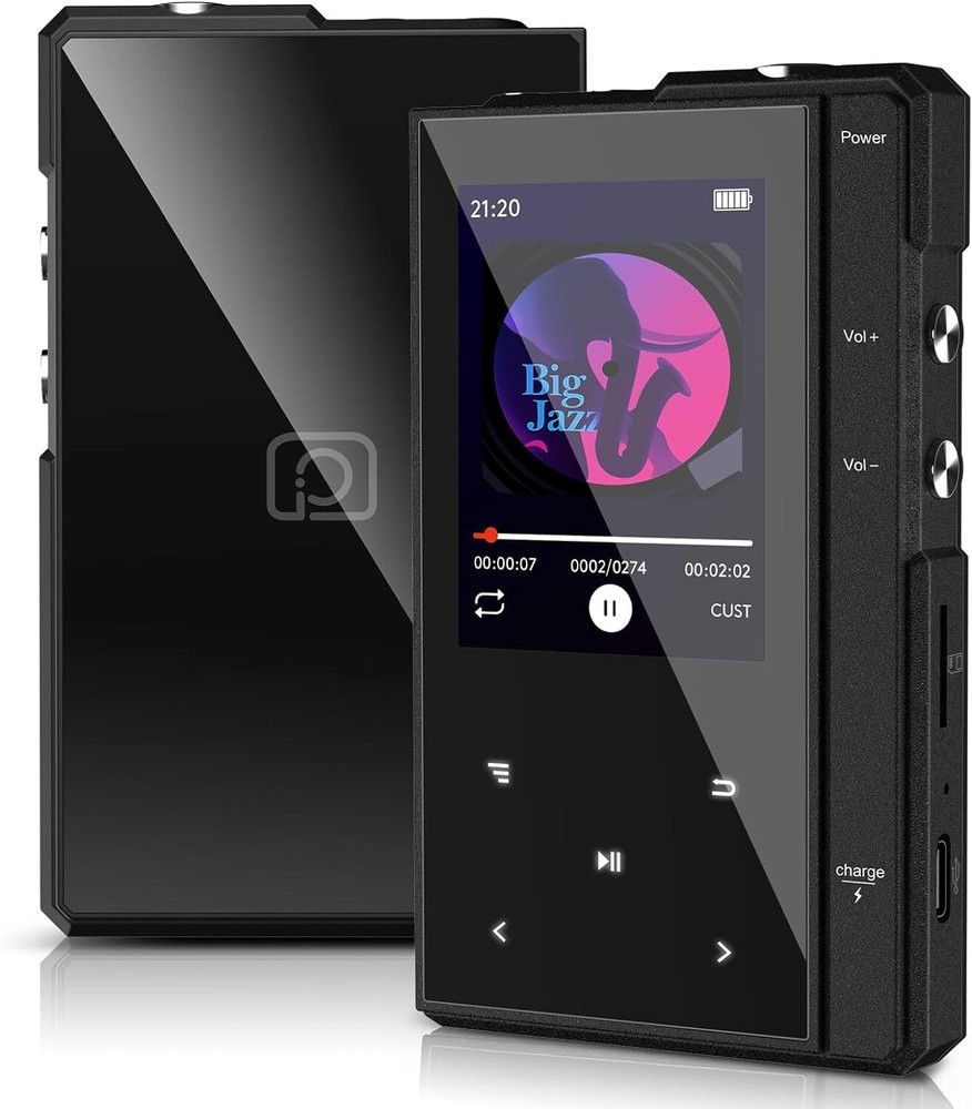 Stylish 32GB MP3 Player with Bluetooth & Touchscreen - Music & E-Book Reader