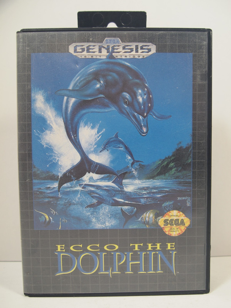 Ecco The Dolphin Case (SEGA Genesis) Authentic BOX ONLY