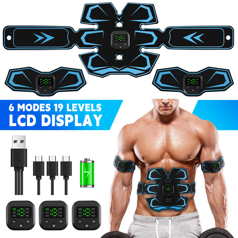 EMS Muscle Stimulator Training Gear ABS Ultimate Hip Trainer Full Body Exercise