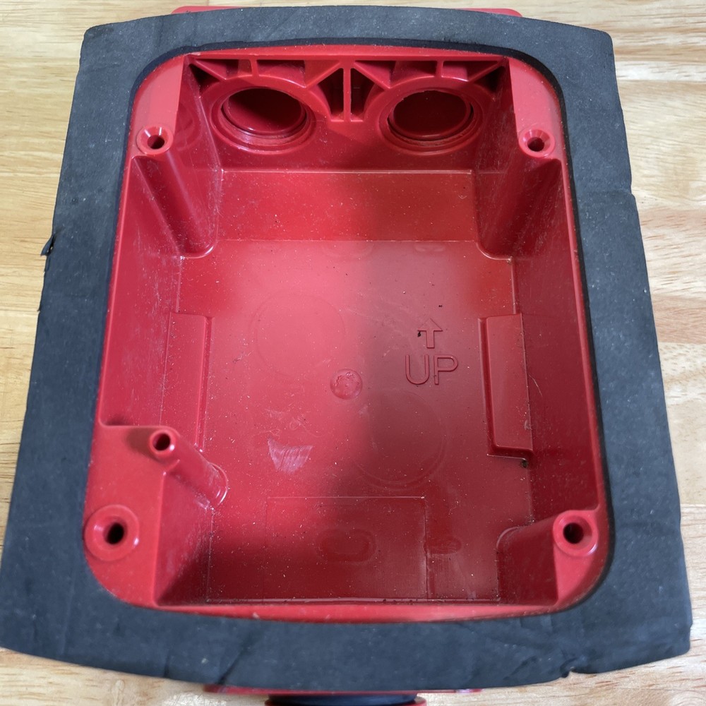 Red Weatherproof Back Box -- B59-0006