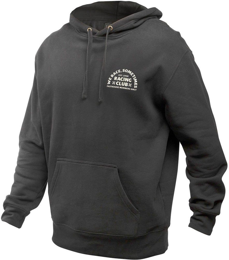 Fasthouse Members Only Mens Pullover Hoody Black