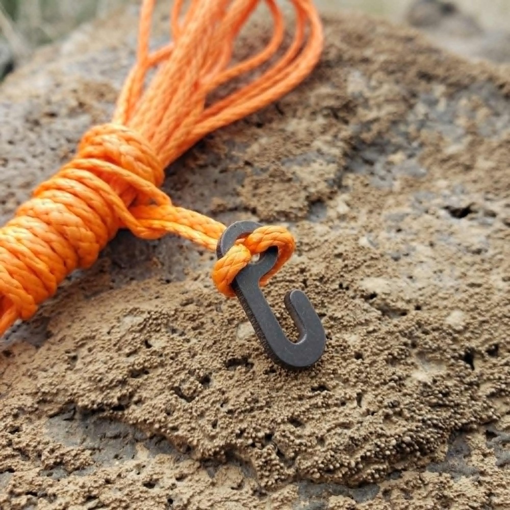 Backpack hanger , Titanium and soft link versions