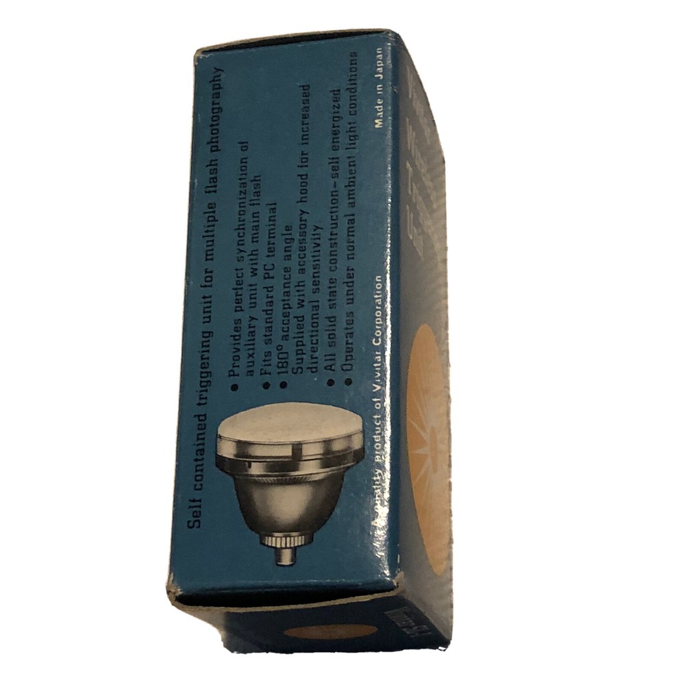 VIVITAR SL-1 WIRELESS CAMERA FLASH TRIGGERING UNIT W/ Case+Manual