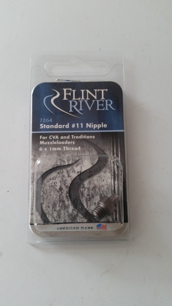 Flint River #7264 Standard #11 Nipple For CVA & Traditions Muzzleloaders