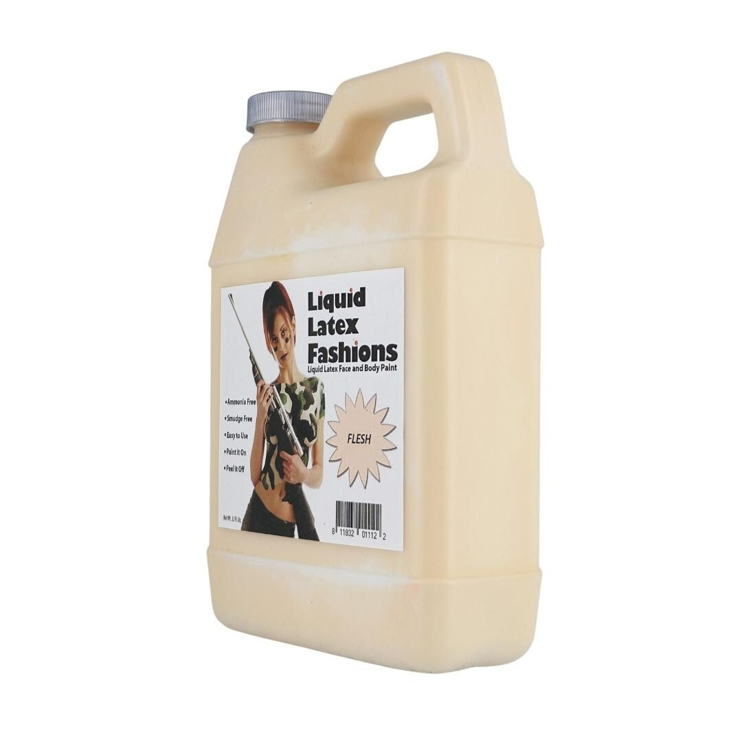 Flesh 32 Fl Oz - Liquid Latex Face and Body Paint, Make Scars and More!