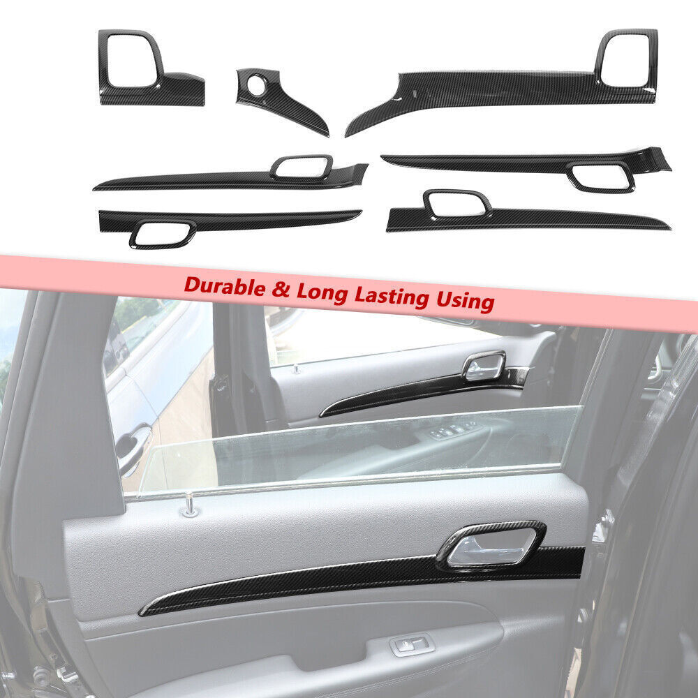 Dash Panel & Door Handle Cover Kit Interior Trim for 2014-20 Jeep Grand Cherokee