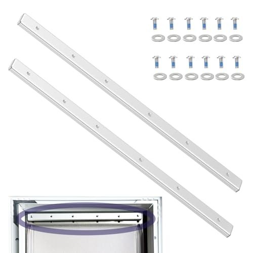 2Pcs Replacement Bracket for Dog Door Flaps - Aluminium Alloy, Easy Install, Ext