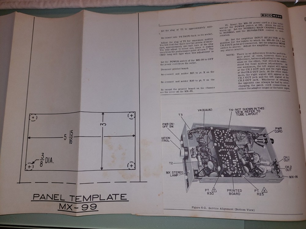 Newly Electronically RESTORED 1962 EICO MX-99 Stereo Tube MPX Multiplex Decoder