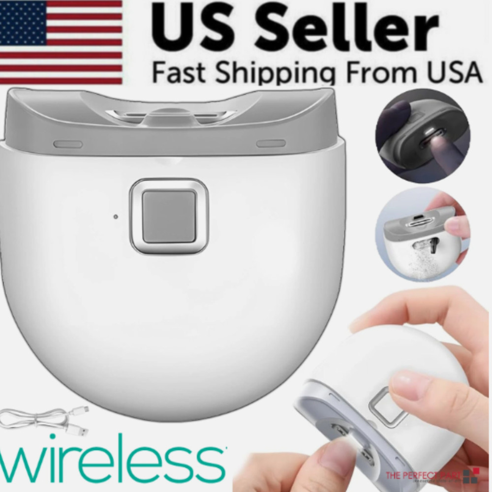 Safety Electric Nail Clipper Automatic Thick Nails Trimmer Professional Tool US