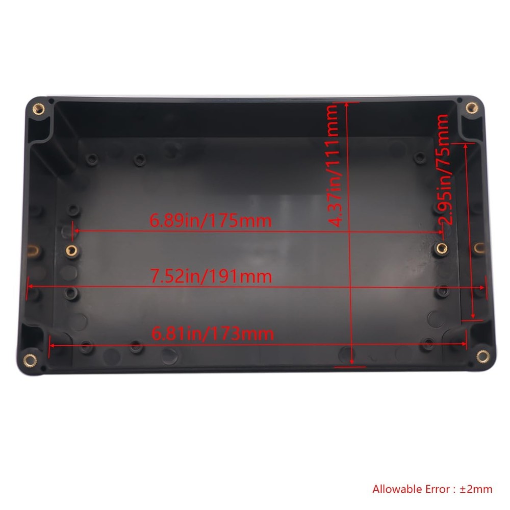 Junction Box IP65 Waterproof ABS Plastic Electrical Project Case Power Juncti...