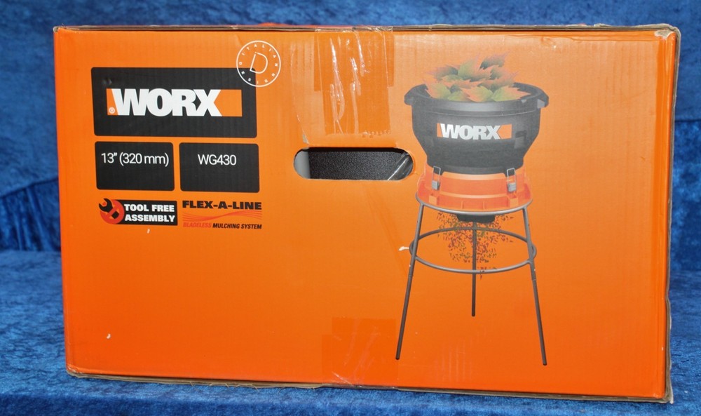 Worx 13 Amp Electric Leaf Mulcher 100% Authentic NEW