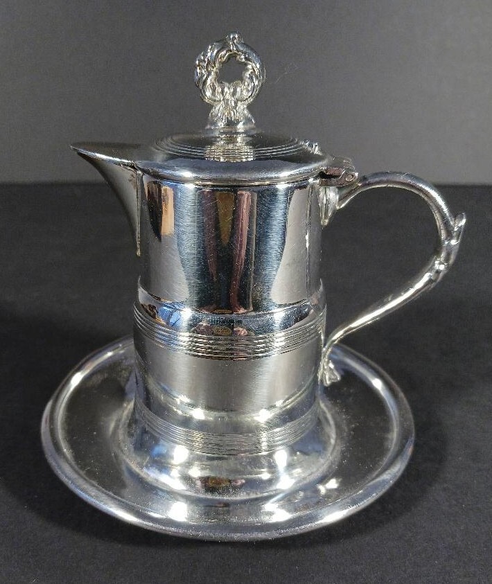 Apollo Silver Cream Pitcher, silverplate, with silvercloth storage bag