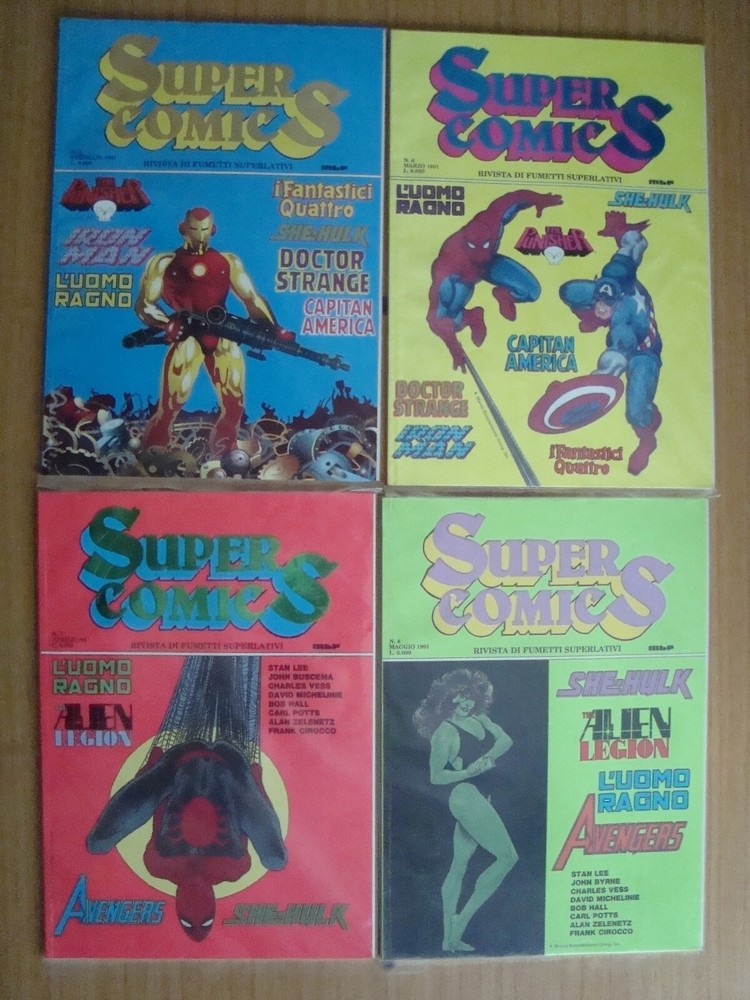 super comics 1/29 complete ed.mbp 1990/1993