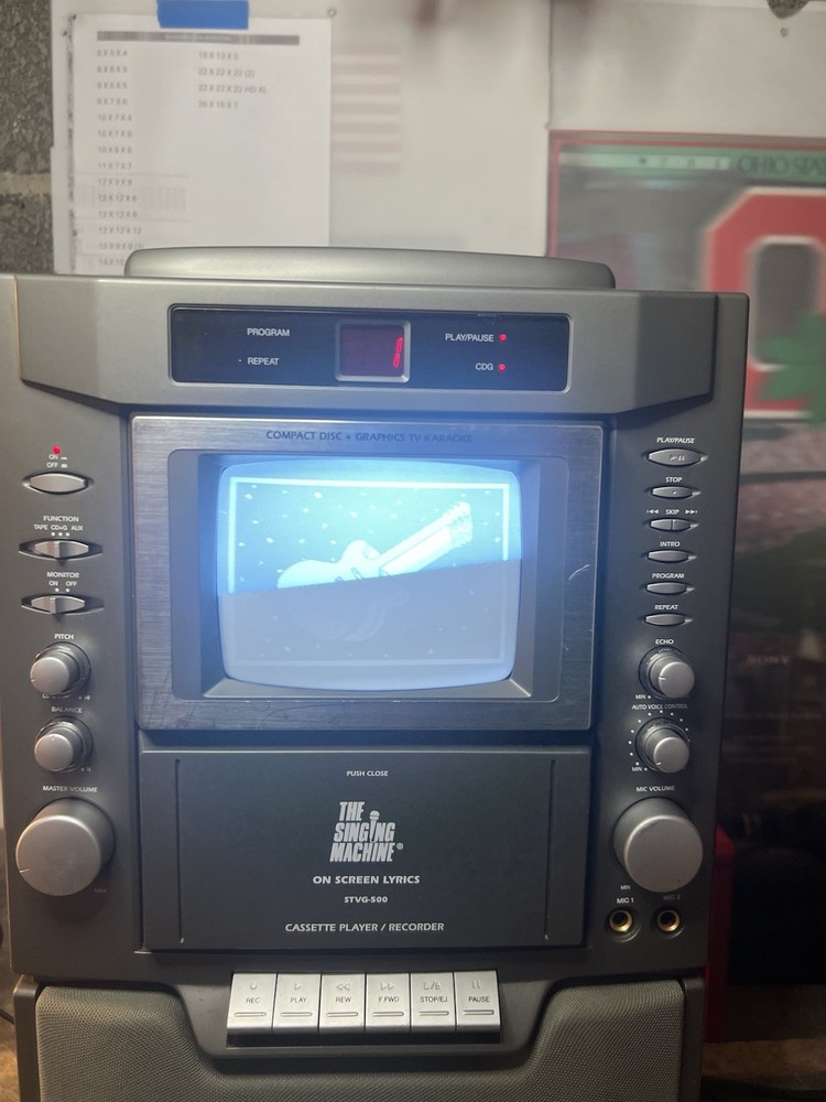 The Singing Machine Model: STVG-500. Karaoke Machine