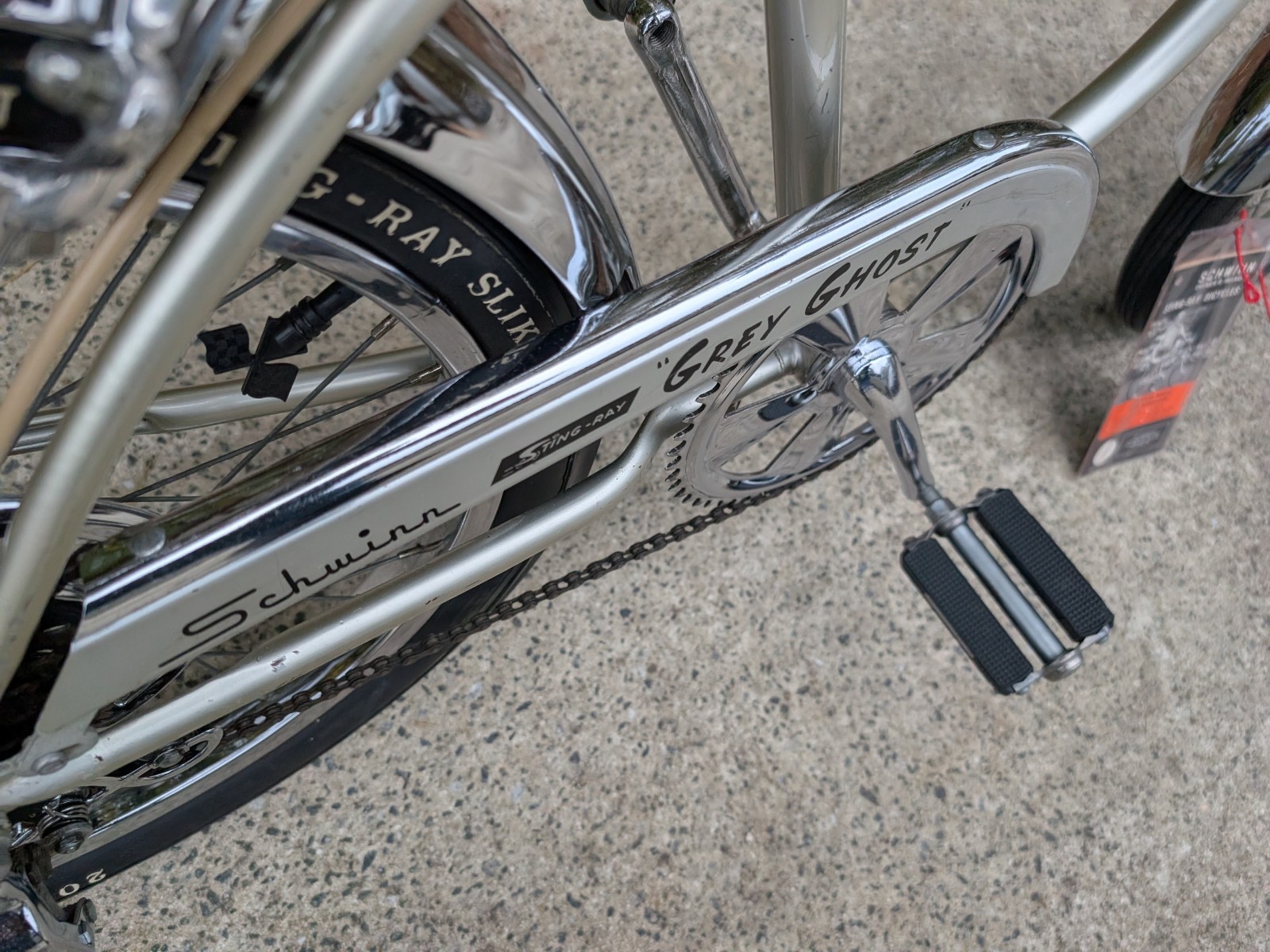 SCHWINN 1971 GREY GHOST KRATE Bicycle 5 speed STINGRAY 20 inch Bike ORIGINAL