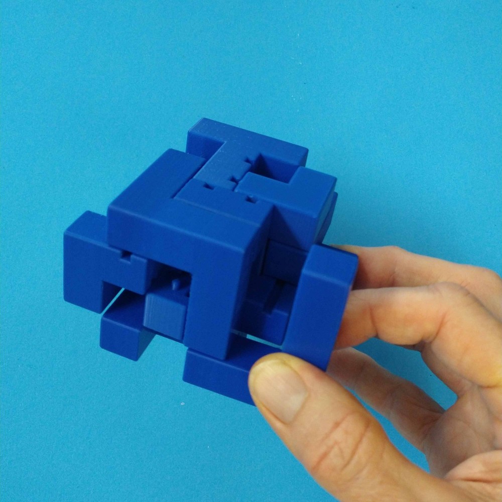 Proteus - Interlocking Assembly Maze Cube Puzzle