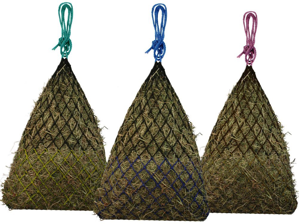 Derby Originals 42” Slow Feeder Soft Mesh Hanging Hay Net Lot of 2 for Horses