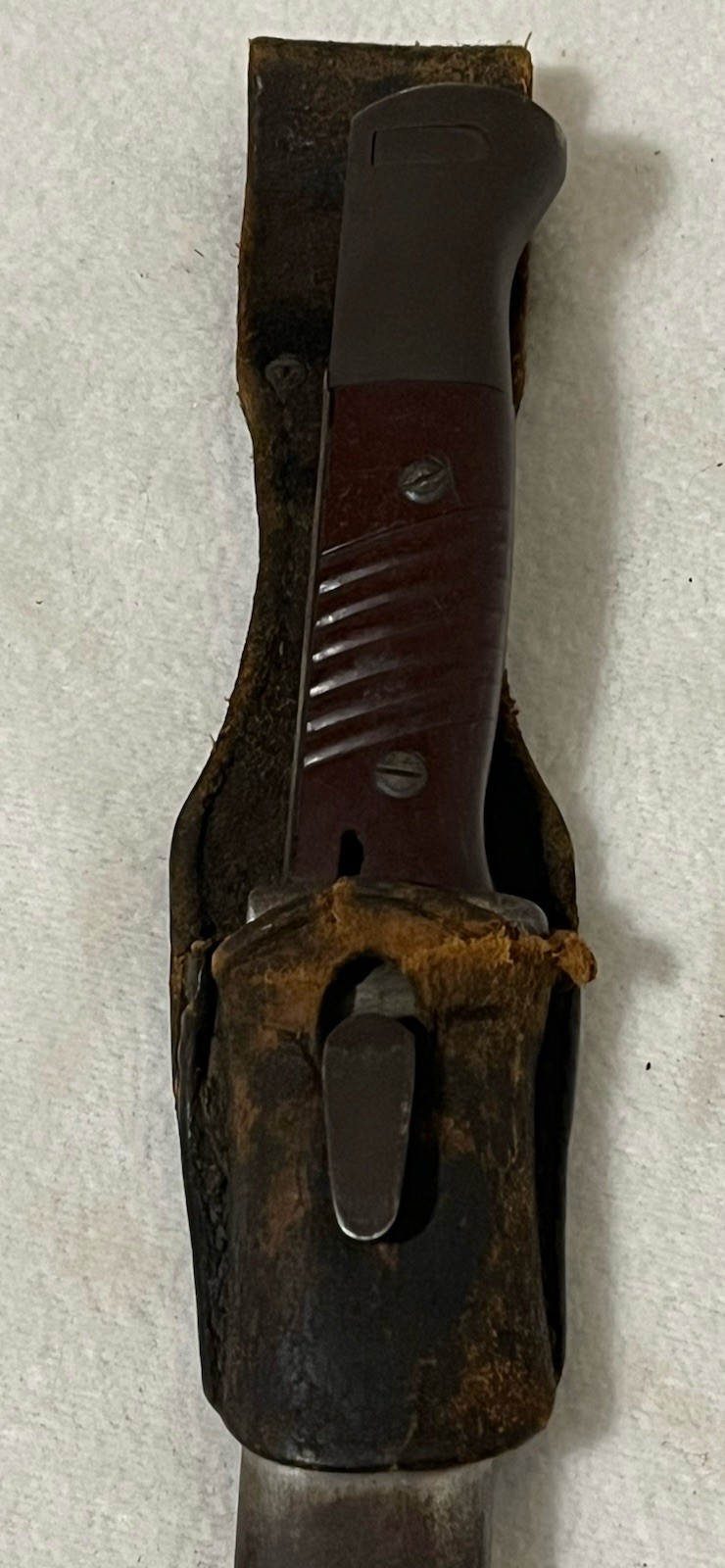 WW2 GERMAN K98 BAYONET WITH SCABBARD AND FROG