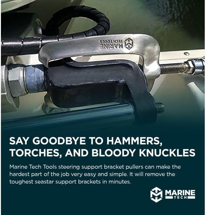 Durable Hydraulic Steering Support Puller for Easy Uflex & SeaStar Removal