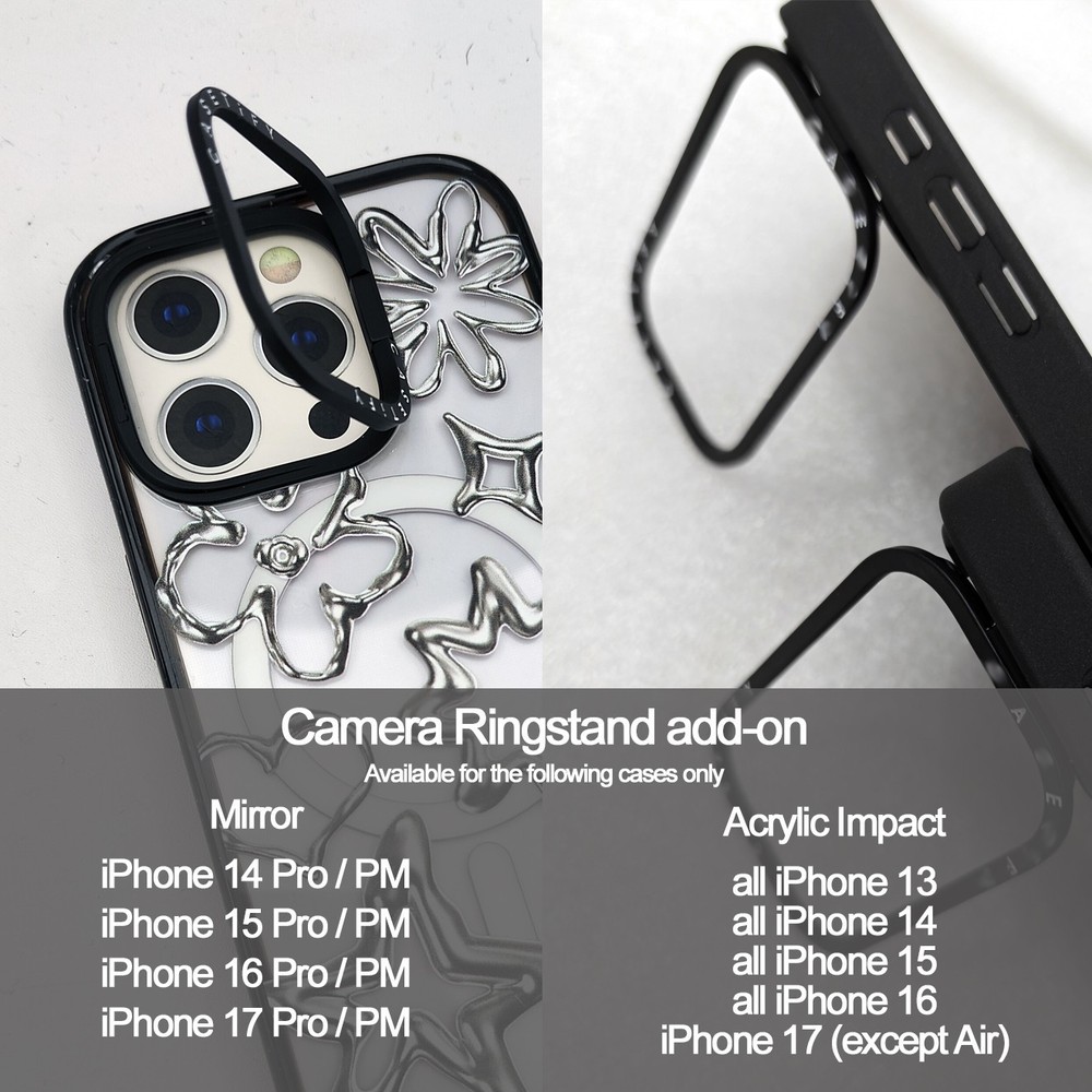 Camera Ring Kickstand Option for Casetify Cases (select models only)