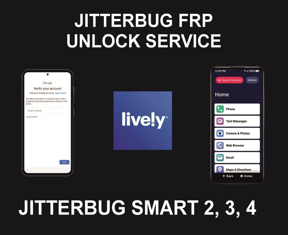 Jitterbug Unlock, Go, Jitterbug Smart 2, 3, 4