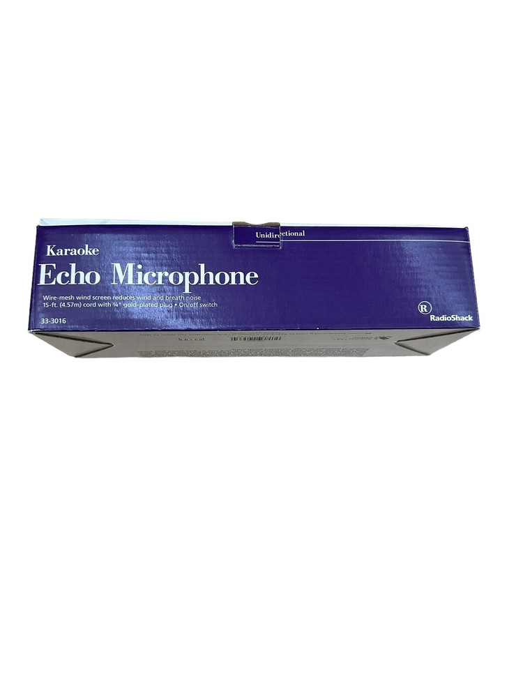 Karaoke Microphone Radio Shack Echo 33-3016
