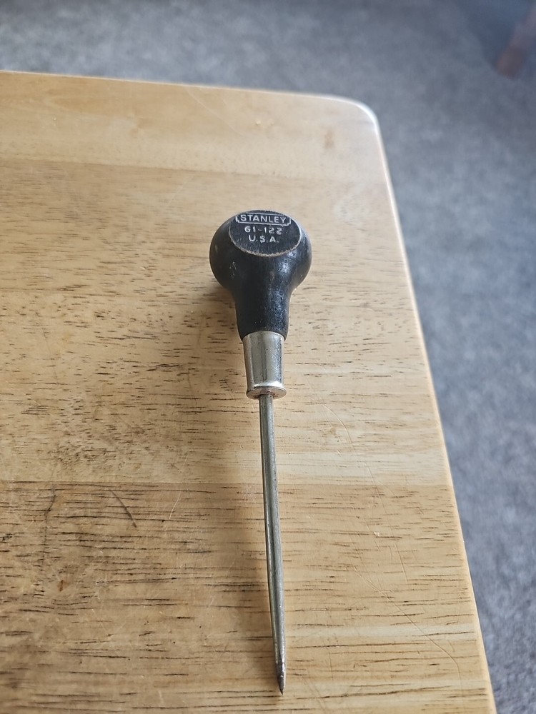 Stanley 61-122 Scratch Awl 6" USA