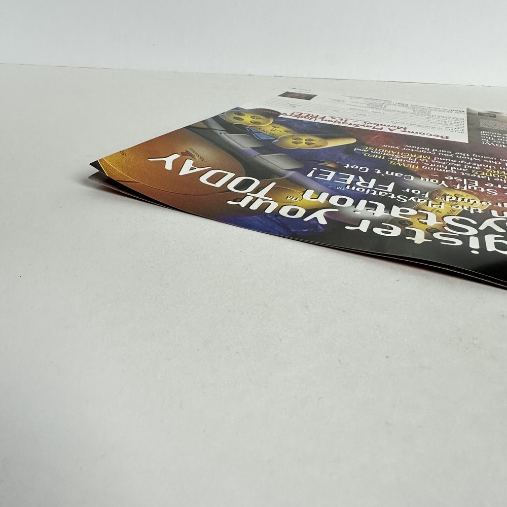 PlayStation PS1 Console Registration Underground Insert Mailer Original RARE