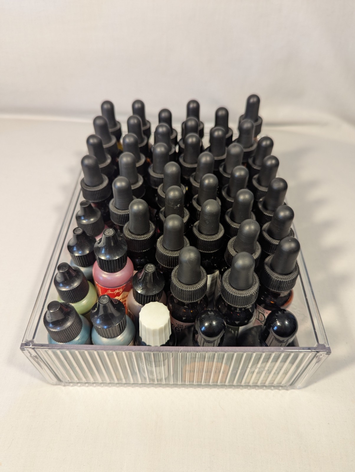 Tim Holtz Distress Adirondack Marvy Stazon Inks Lot of 47 Assorted Colors Used