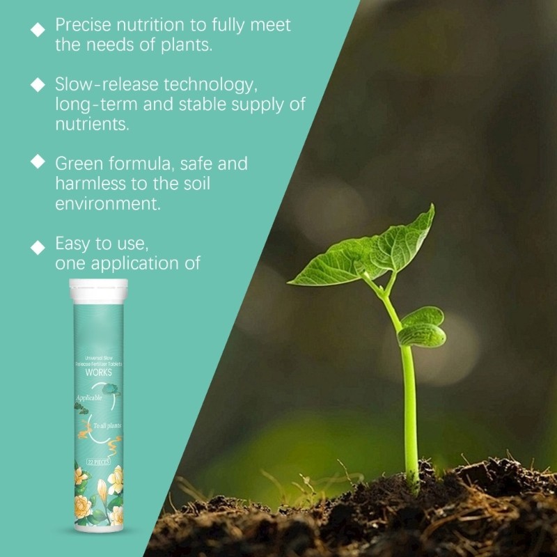 22pack Nutrient Rich Gardening Tablets Improves Soil Microorganism Activity