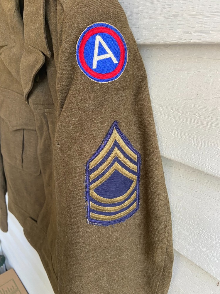 WW2 Ike Jacket 34R 3rd Army